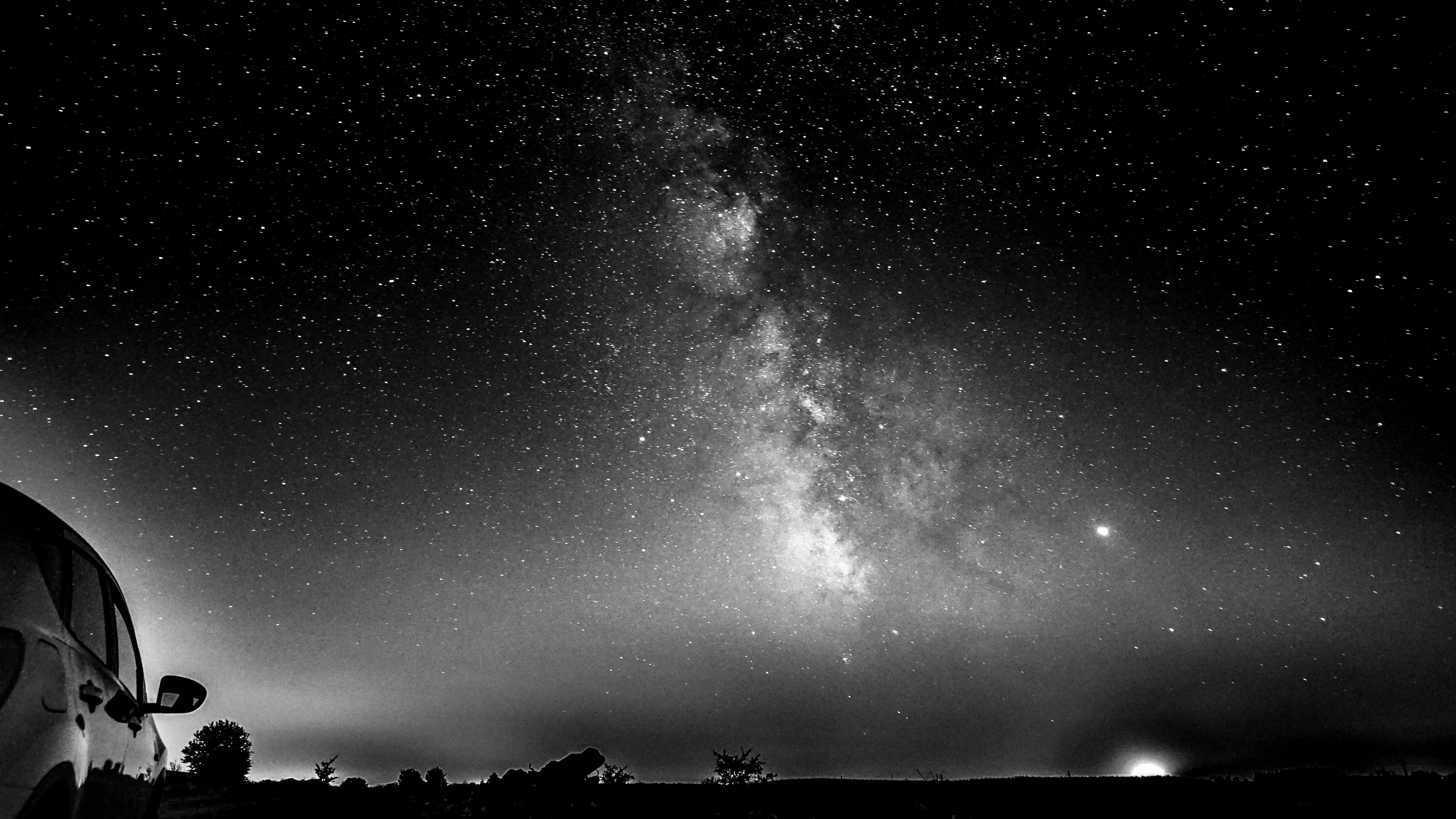 Milky Way first attempt BW